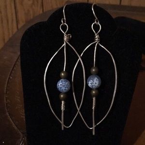 Hand made earrings.